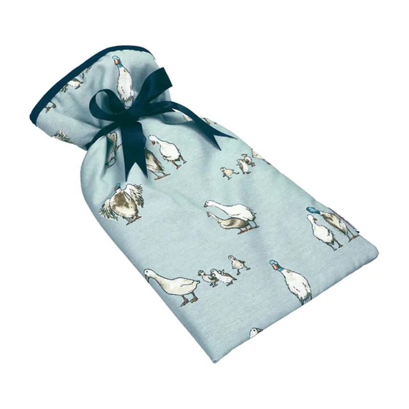 The Wheat Bag Company 2L Hot Water Bottle Ducks Blue